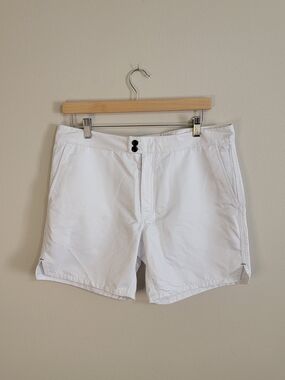 Goodlife White Shorts with Branded Waist Label